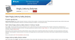 Desktop Screenshot of anglu-lietuviu.com