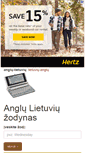 Mobile Screenshot of anglu-lietuviu.com