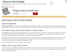 Tablet Screenshot of anglu-lietuviu.com